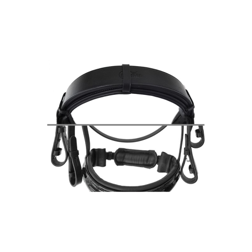 CABEZADA LEXHIS LUNA CHAROL LUXE DOBLE RIENDA