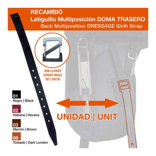 LATIGUILLO MULTIPOSICIÓN DOMA TRASERO UNIDAD