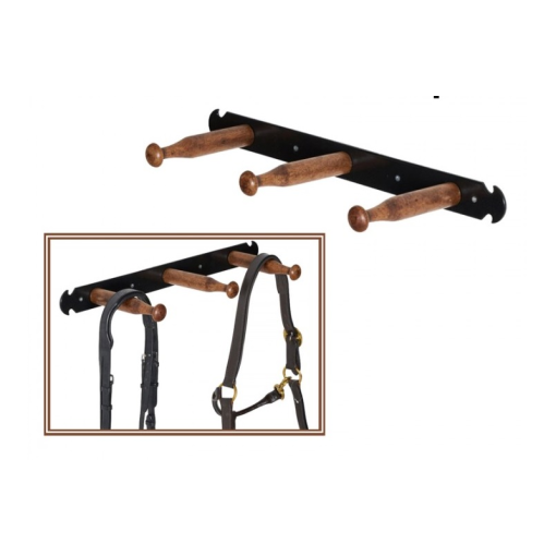 PORTABRIDA MADERA TRIPLE STUBBS RETRO TACK PEGS