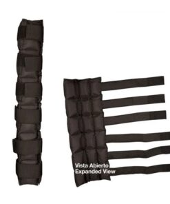 PROTECTOR GEL FRIO PARA TENDONES LARGO NEGRO UNIDAD