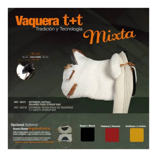 SILLA ZALDI C. VAQUERA TRADICIONAL MIXTA
