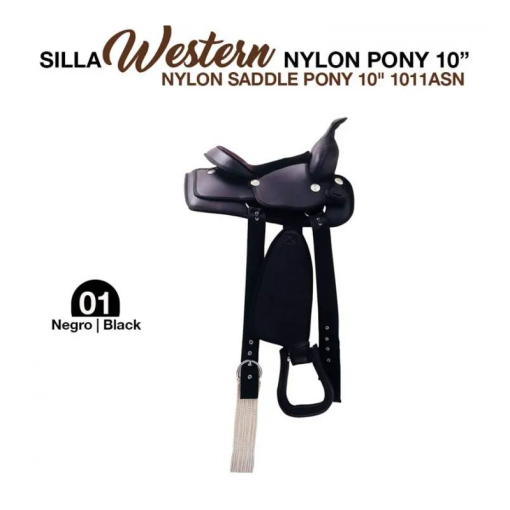 SILLA WESTERN NYLON PONY 10