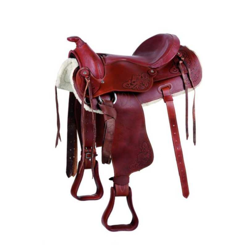 SILLA TEJANA TATTINI CUERO ENGRASADO 15"