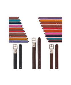 ACION ESTRIBO BATES CUERO LUXE LEATHER CON HEBILLAS (PAR)