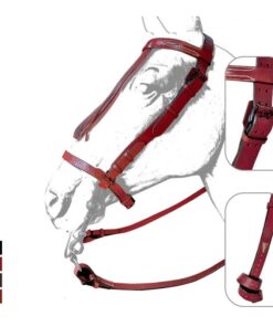 CABEZADA VAQUERA CUERO ANCHA RONDA