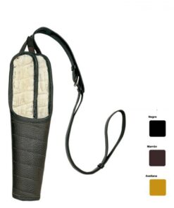 Cubrecola Cuero Con Correas Zaldi