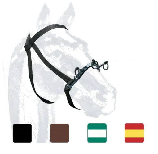 CABEZADA SERRETA VAQUERA 3-pilares NYLON