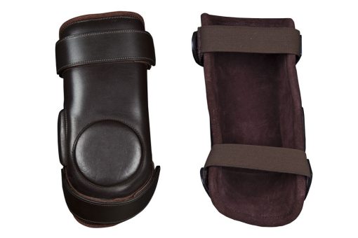 PROTECTOR RODILLA CUERO CON VELCRO