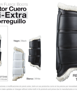 Protector Zaldi Extra Cuero Borreguillo Pie Blanco