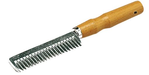 Peine Aluminio Mango Madera