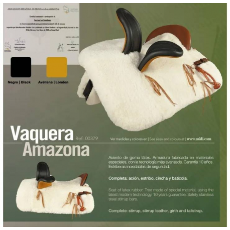 Silla Zaldi C. Vaquera Amazona (Comp) 