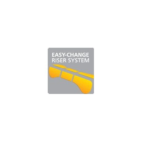 CUÑA BASTE WINTEC/BATES EASY CHANGE RISER SYSTEM TRASERO (PAR)