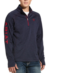 SUDADERA ARIAT TEK TEAM 1/2 ZIP HOMBRE