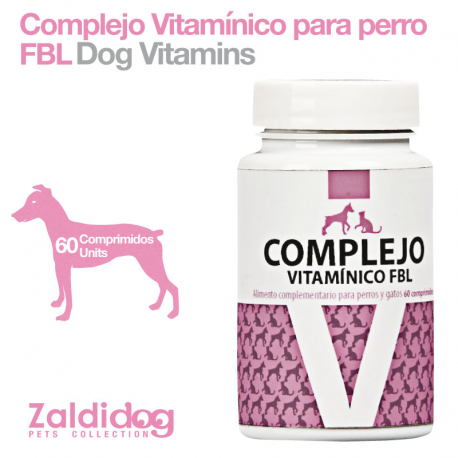 Complejo Vitaminico PARA PERROS Fbl 60 Comprimidos