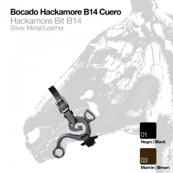 Bocado Hackamore B14 Cuero