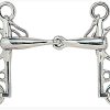 BOCADO PELHAM GRUESO PARTIDO INOX