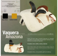 SILLA ZALDI C. VAQUERA AMAZONA (COMPLETA)