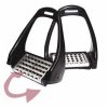 ESTRIBO INGLÉS FIBRA GRAND PRIX AJUSTABLE NEGRO