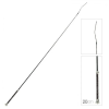 FUSTA DOMA MANGO GOMA 115cm