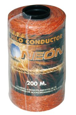 HILO CONDUCTOR 200m 3 HILOS NARANJA