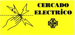 CARTEL INDICADOR DE CERCA ELÉCTRICA