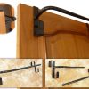 Colgador Mantas Ajustable Negro
