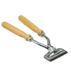 ESQUILADORA MANUAL 33 PÚAS MANGO MADERA