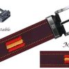 Cinturon Piel Bordado  Marron