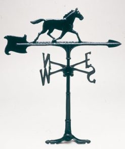 Veleta Caballo Aluminio Negro