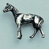 PIN PLATA CABALLO