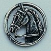 PIN PLATA CABEZA CABALLO