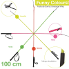 fusta doma 100cm neon fluorescente