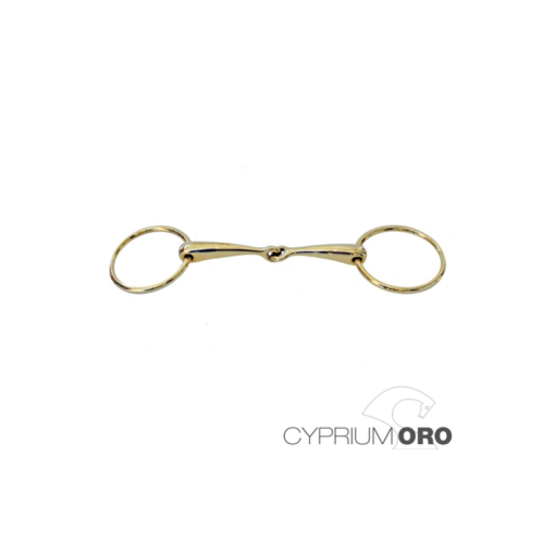 FILETE SEFTON CYPRIUM ORO ANILLA EMBOCADURA MACIZA 14 MM
