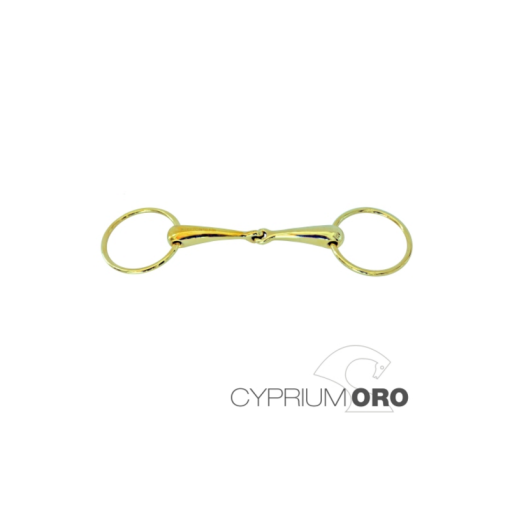 FILETE SEFTON CYPRIUM ORO ANILLA EMBOCADURA MACIZA 18 MM