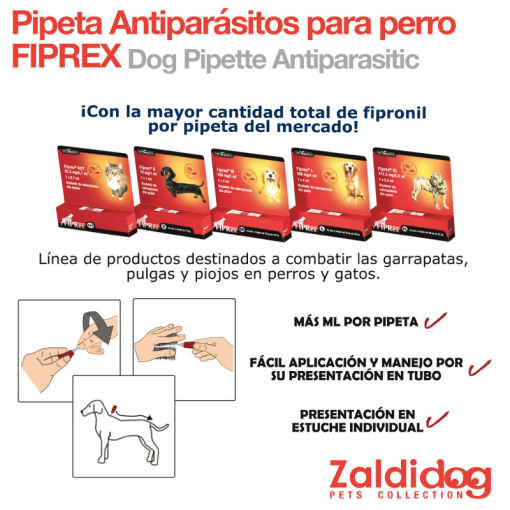Pipeta Antiparasitos Fiprex