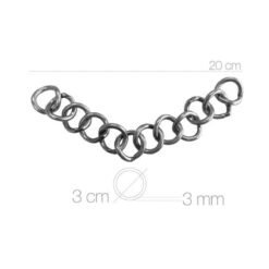 Bocado Vaquero Barra Recta 2D Inox Mate 12.5Cm