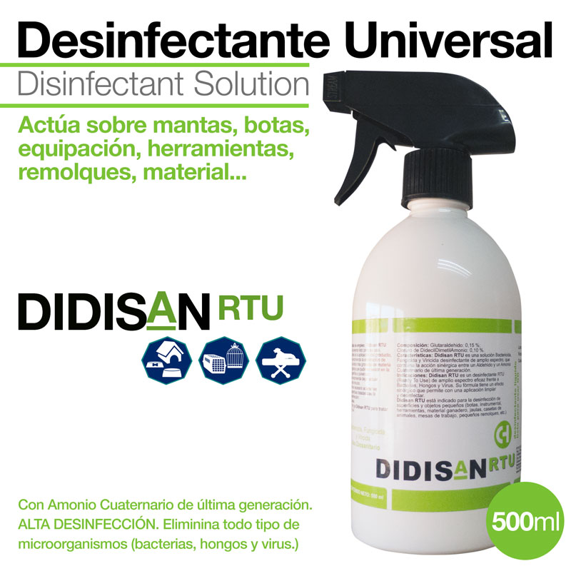 DESINFECTANTE MANTAS DIDISANRTU 500ML