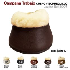Campana Trabajo Cuero Con Borreguillo