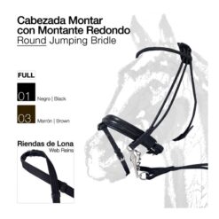 CABEZADA MONTAR MONTANTE REDONDO