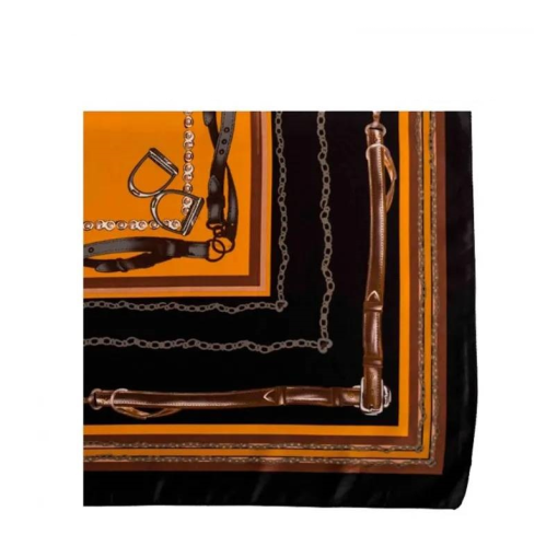 PAÑUELO MALUFA 90x90 600/71 MARRÓN