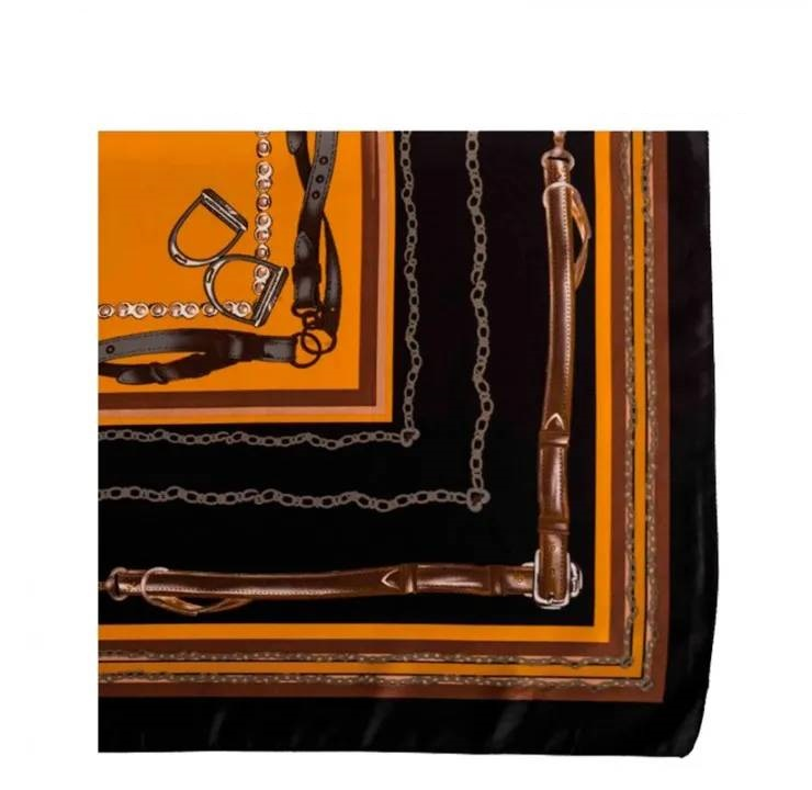 PAÑUELO MALUFA 90x90 600/71 MARRÓN