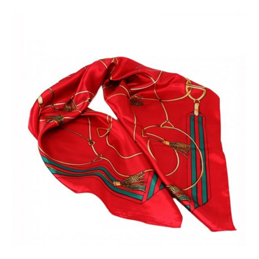PAÑUELO MALUFA 90x90 600/55 ROJO