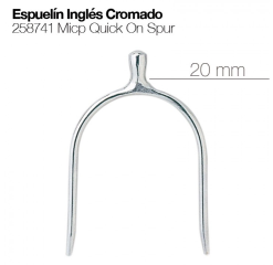 ESPUELÍN INGLÉS CROMADO