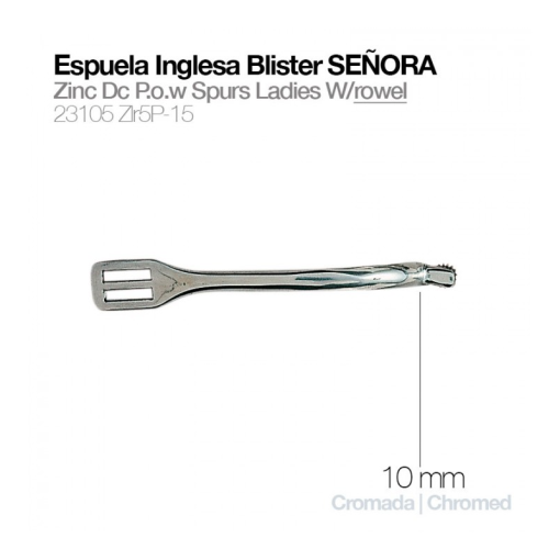 ESPUELA INGLESA BLISTER RULETA SEÑORA