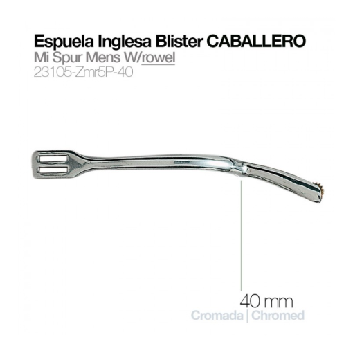ESPUELA INGLESA BLISTER RULETA CABALLERO