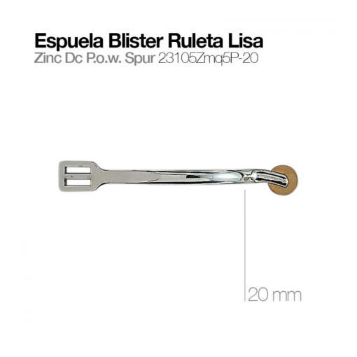 ESPUELA BLISTER RULETA LISA