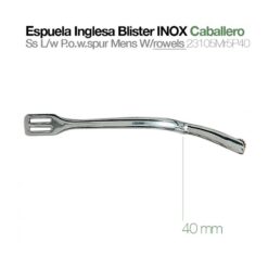 ESPUELA INGLESA BLISTER RULETA INOX CABALLERO