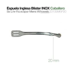 ESPUELA INGLESA BLISTER RULETA INOX CABALLERO
