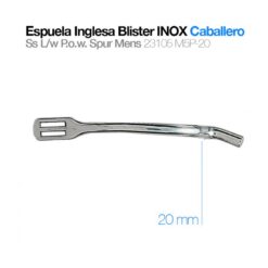 ESPUELA INGLESA BLISTER INOX CONTACTO CABALLERO