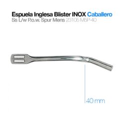 ESPUELA INGLESA BLISTER INOX CONTACTO CABALLERO